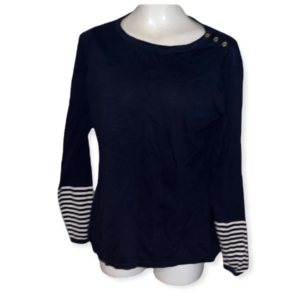 Nautica sweater size large navy blue